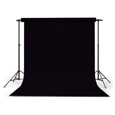 Calumet Black 2.72m x 11m Seamless Background Paper | Wex Photo Video