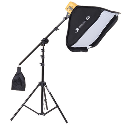 Interfit Honey Badger Single Head Softbox and Boom Arm Kit