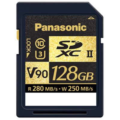 Panasonic 128GB SDXC 280MB/s(Read) 250MB/s(Write) V90 Card