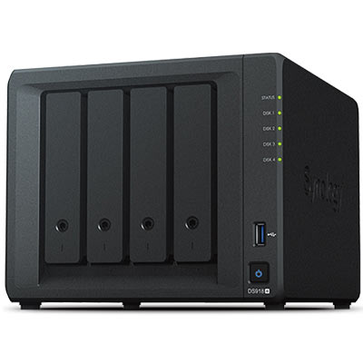 Synology DS918+ DiskStation NAS 4-Bay (4GB RAM)