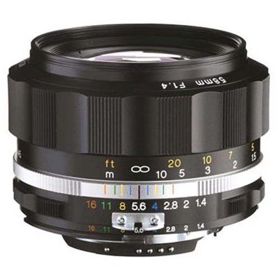 Voigtlander 58mm F1.4 SLII-S Nokton – Nikon Fit – Black