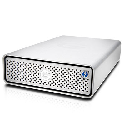 G-Technology G-DRIVE 6TB 7200RPM Thunderbolt 3 + USB3.1 G1 Silver EMEA 5Yr