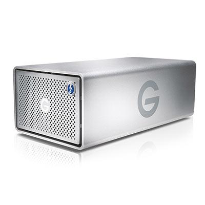 G-Technology G-RAID Removable 20TB Thunderbolt 2 + USB3 Silver EMEA