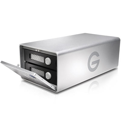 G-Technology G-RAID Removable 8TB Thunderbolt 3 + USB-C 3.1G2 Silver EMEA 5Yr