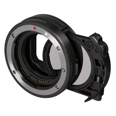 Canon Drop-In Filter Mount Adapter EF-EOS R with Drop-In Variable ND Filter A