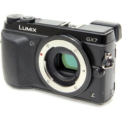 Used Panasonic LUMIX DMC-GX7 Digital Camera Body – Black