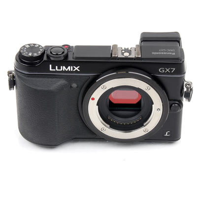 Used Panasonic LUMIX DMC-GX7 Digital Camera Body – Black