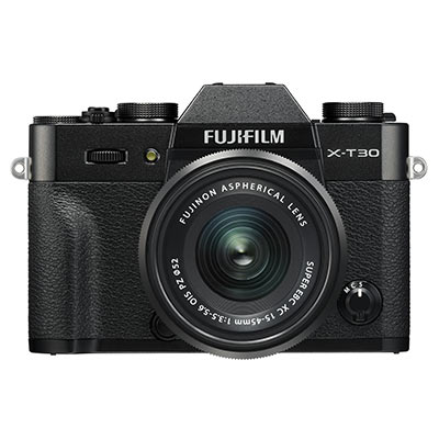 Fujifilm X-T30 Digital Camera with XC 15-45mm Lens – Black