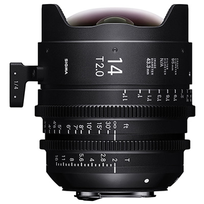 Sigma Cine 14mm T2 FF Lens Fully Luminous – Canon Mount