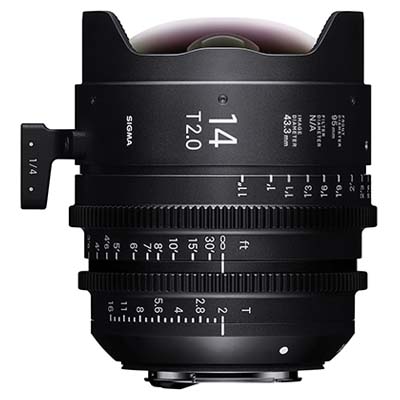 Sigma Cine 14mm T2 FF Lens Fully Luminous – Sony Mount