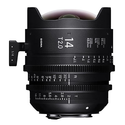 Sigma Cine 14mm T2 FF Lens Fully Luminous – PL Mount