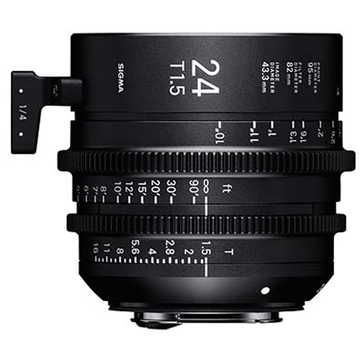 Sigma Cine 24mm T1.5 FF Lens Fully Luminous – Canon Mount