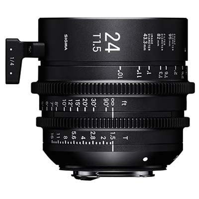 Sigma Cine 24mm T1.5 FF Lens Fully Luminous – Sony Mount