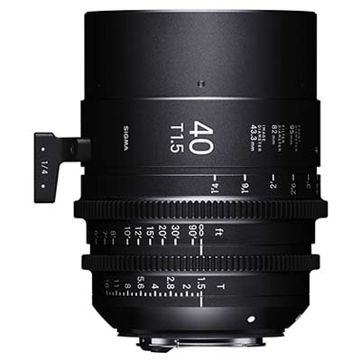 Sigma Cine 40mm T1.5 FF Lens – Canon Mount