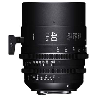 Sigma Cine 40mm T1.5 FF Lens Fully Luminous – Canon Mount