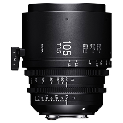 Sigma Cine 105mm T1.5 FF Lens Fully Luminous – Canon Mount