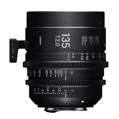 Sigma Cine 135mm T2 FF Lens Fully Luminous – PL Mount