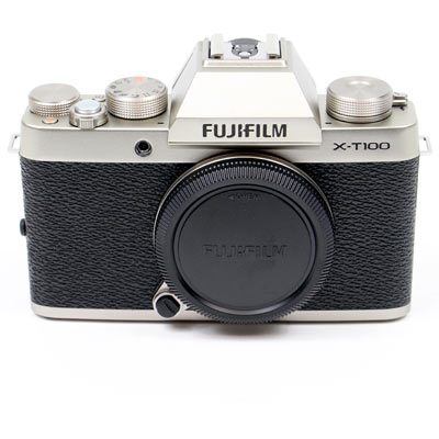 Used Fujifilm X-T100 Digital Camera Body Only – Champagne Gold