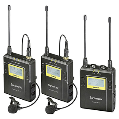 Saramonic UwMic9 TX9 TX9 RX9 UHF Wireless Mic Lav Sys Wex Photo