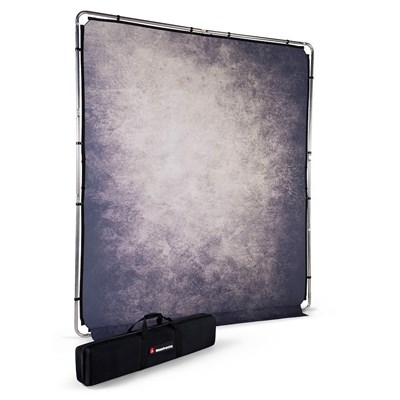 Manfrotto EzyFrame Vintage Background 2 x 2.3m - Smoke