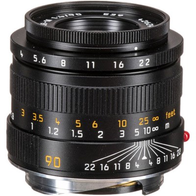 Leica 90mm f4 Macro-Elmar Lens-Black