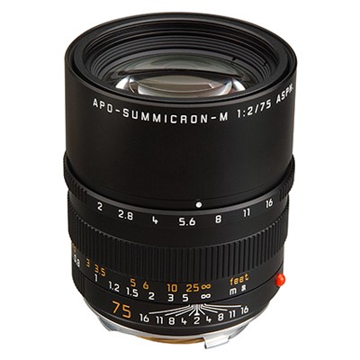 Leica 75mm f2 APO-Summicron-M Asph Lens