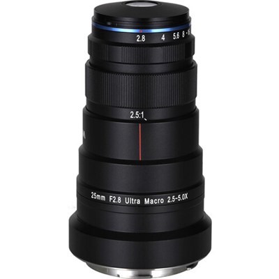 Laowa 25mm f2.8 2.5-5X Ultra-Macro Lens for L Mount