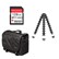 Manfrotto UHS-II SDXC Memory Card +JOBY GripTight PRO 2 Custom Gorilla +Calumet Messenger Bag Bundle