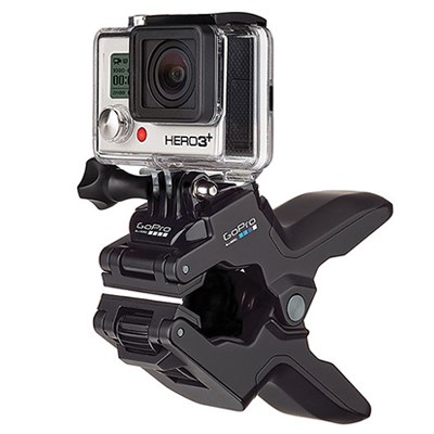 Wewoo - Clip GoPro pour HERO6 / 5 Session / 5/4 Session / 4/3 + / 3/2/1,  Autres caméras de sport Jaws Flex Clamp Mount avec boucle et vis à oreilles  - Caméra d'action - Rue du Commerce