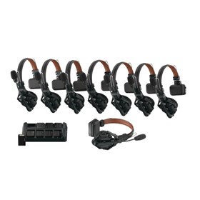 Hollyland Solidcom C1 Pro Wireless Intercom System with 8 ENC headsets