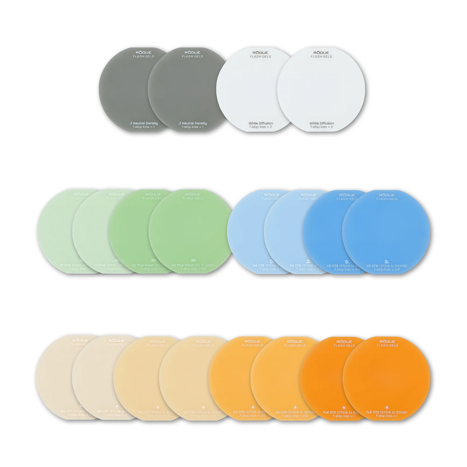 Click to view product details and reviews for Rogue Round Flash Gels Colour Correction Collection.