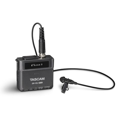 Tascam DR-10L Pro Digital Audio Micro-Linear Recorder with Lavalier Mic