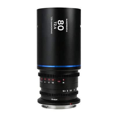 Laowa Nanomorph 80mm T2.4 1.5X S35 (Blue) Lens for Fujifilm X