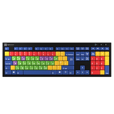 Logickeyboard Kids Learning NERO PC Assistive Keyboard