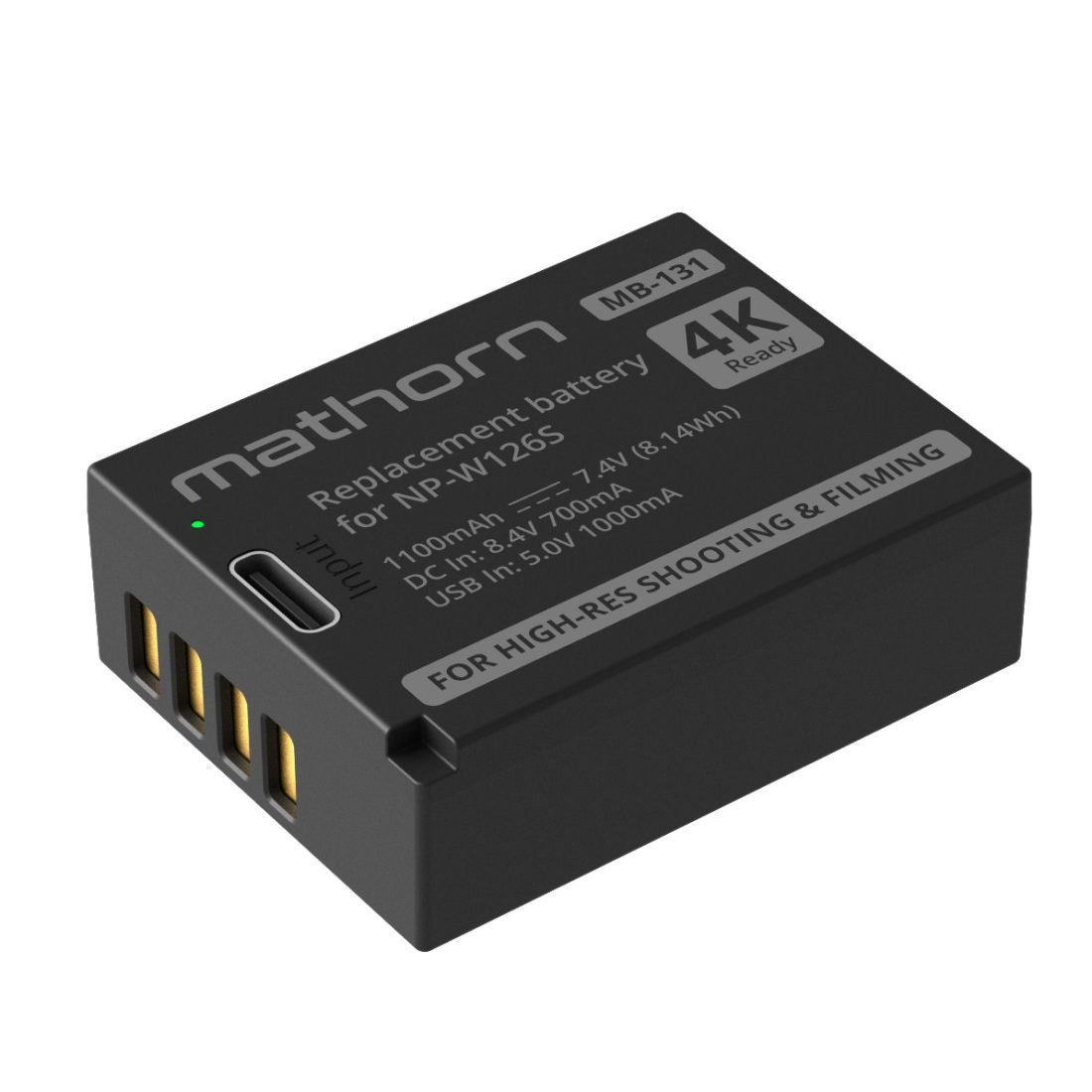 Mathorn MB-131 Battery (Fujifilm NP-W126S) | Wex Photo Video