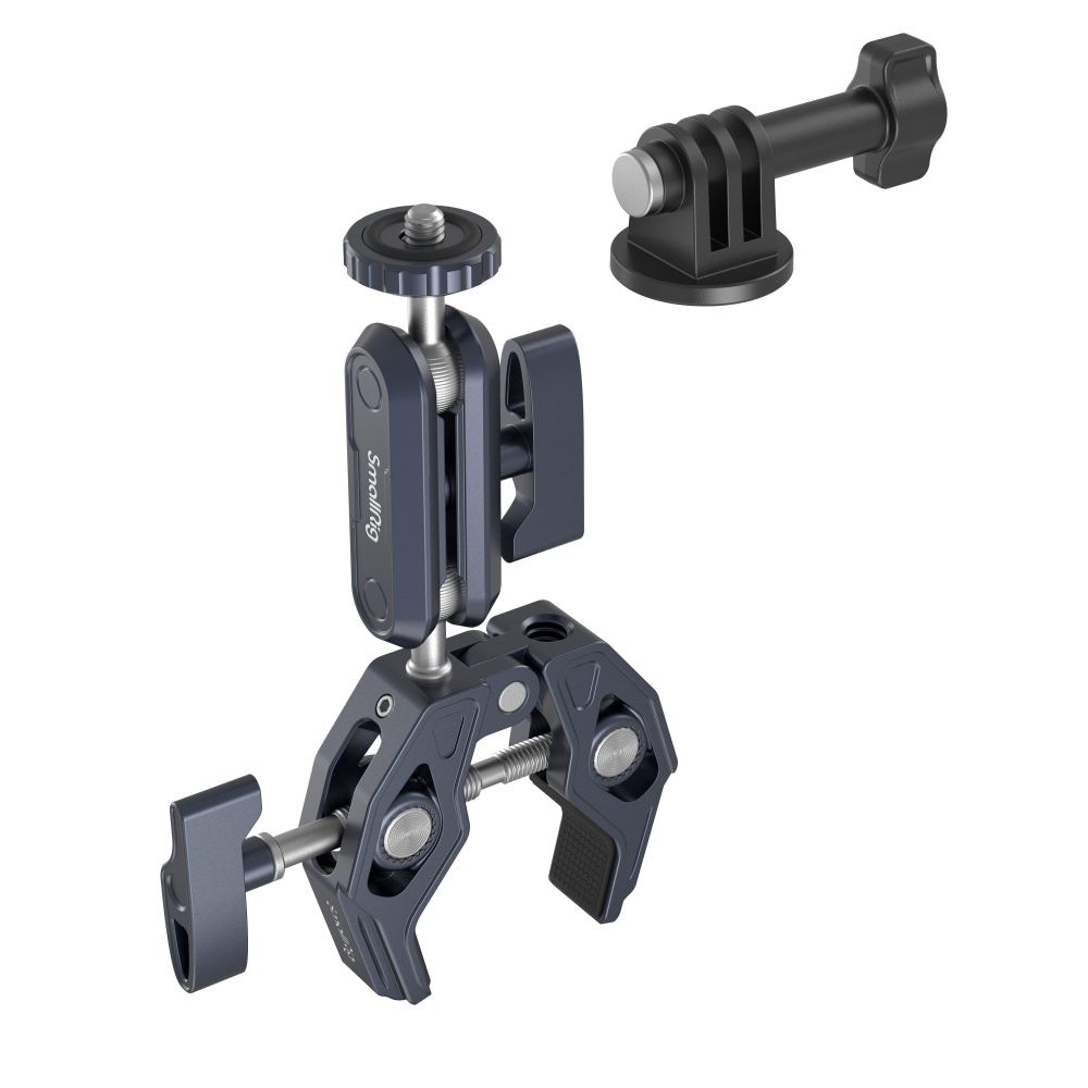 Click to view product details and reviews for Smallrig Crab Shaped Clamp With Ballhead Magic Arm 3757b.