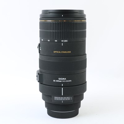 USED Sigma 80-400mm f4.5-5.6 EX APO DG OS Lens - Canon