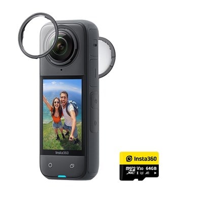 Insta360 X4 with 64GB Card Bundle