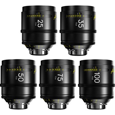 DZOFILM Arles 5 Lens Kit (25/35/50/75/100mm) for PL mount - feet