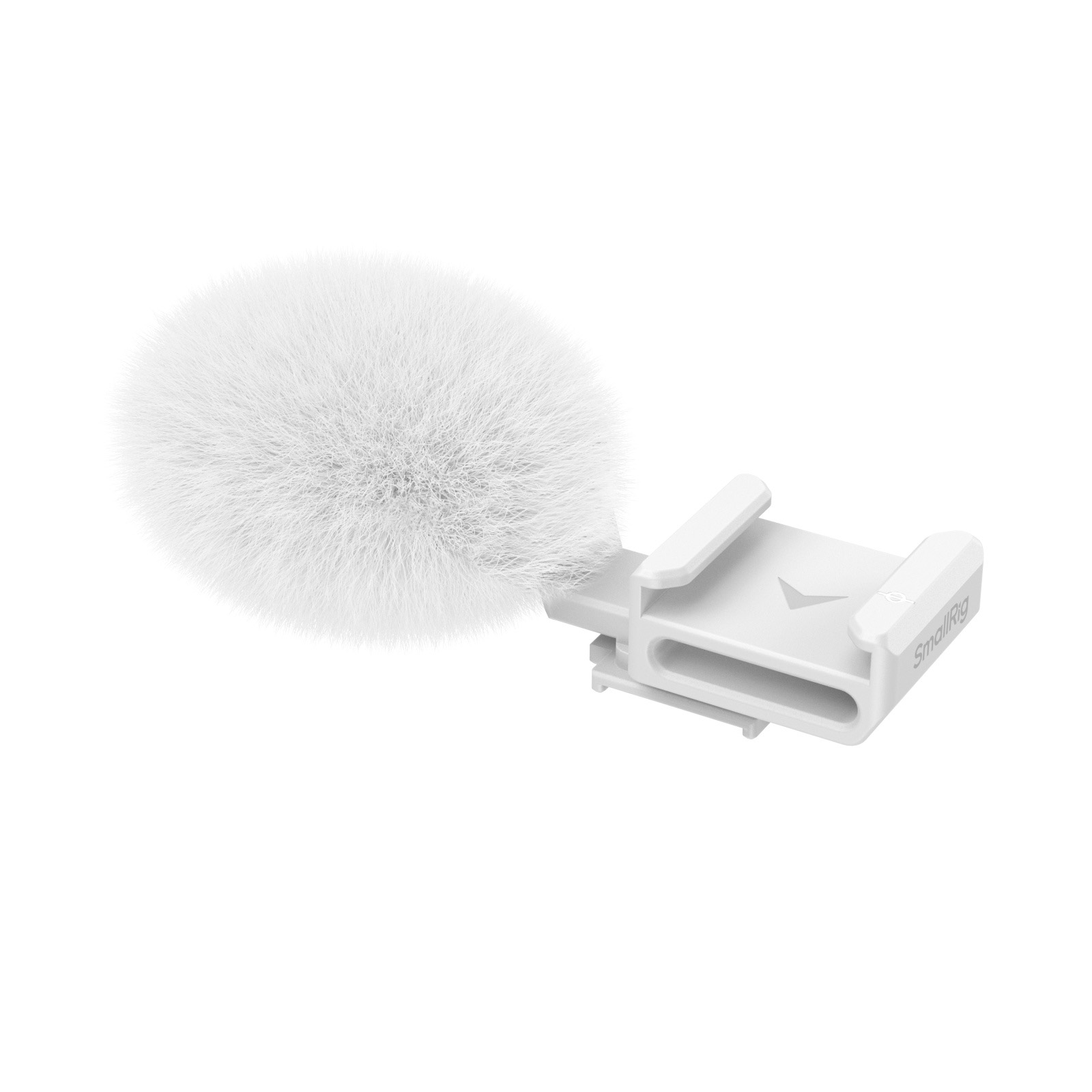 Click to view product details and reviews for Smallrig Cold Shoe Adapter With Furry Windscreen For Sony Zv Cameras 4734 White.