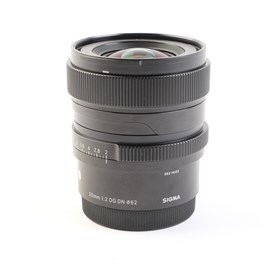 USED Sigma 20mm f2 DG DN I Contemporary Lens for Sony E