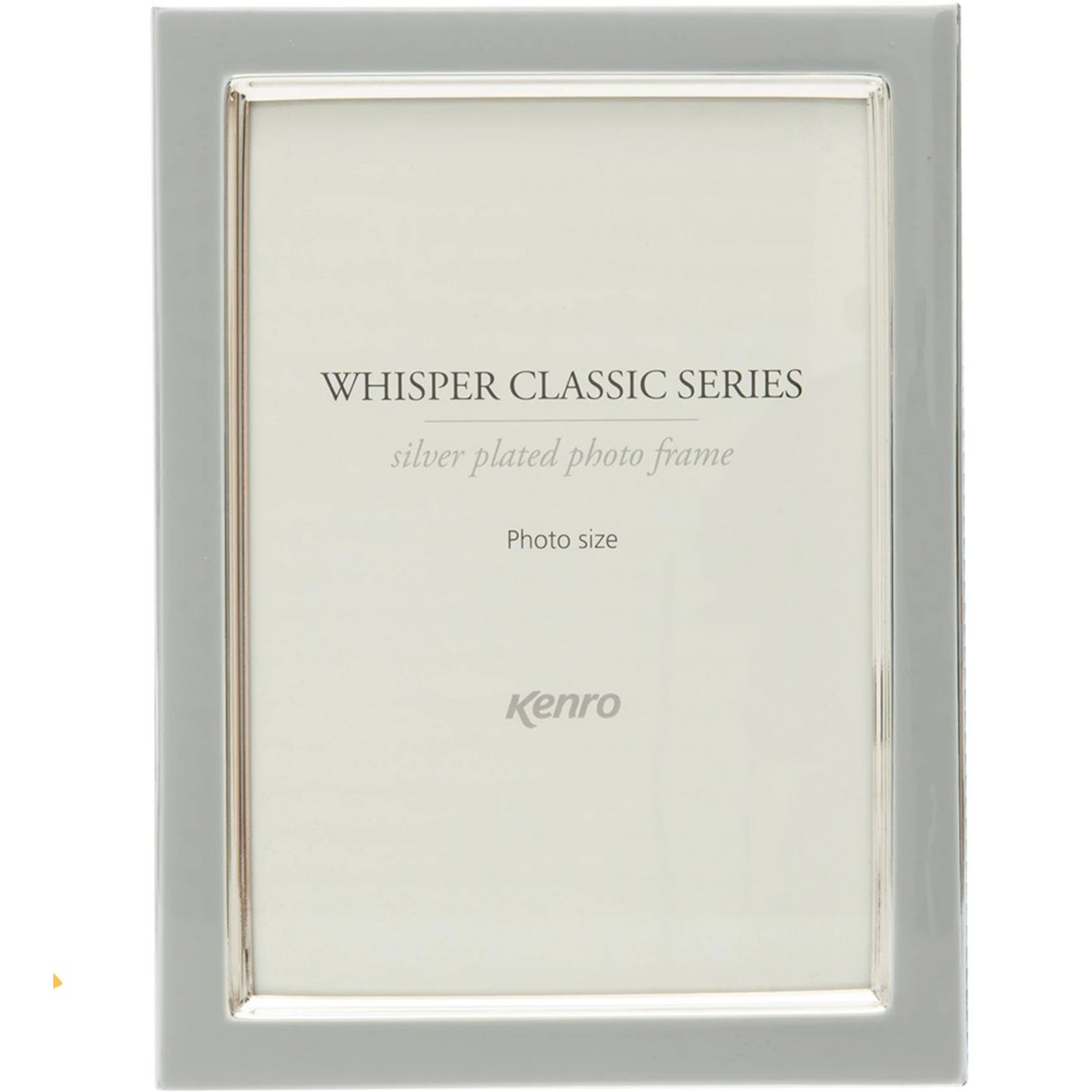 Click to view product details and reviews for Kenro Whisper Classic Inlay Photo Frame 8x10 Grey.