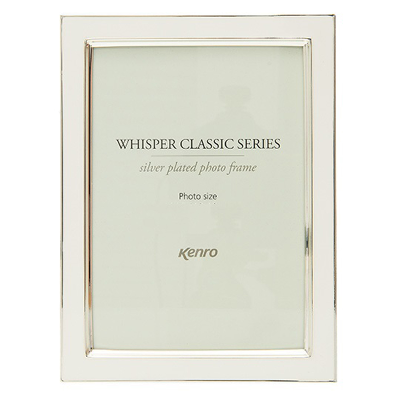 Click to view product details and reviews for Kenro Whisper Classic Inlay Photo Frame 6x4 White.