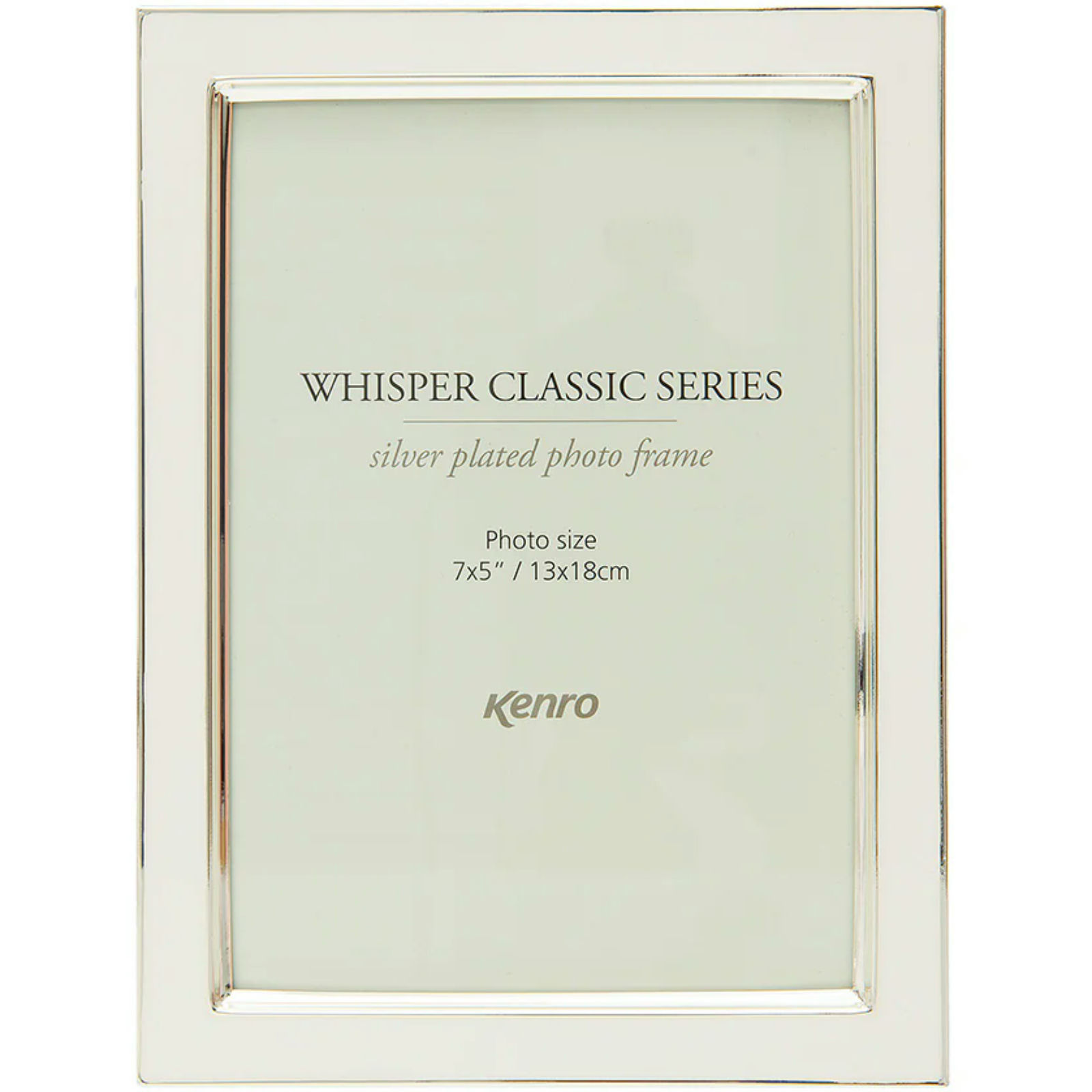 Click to view product details and reviews for Kenro Whisper Classic Inlay Photo Frame 7x5 White.