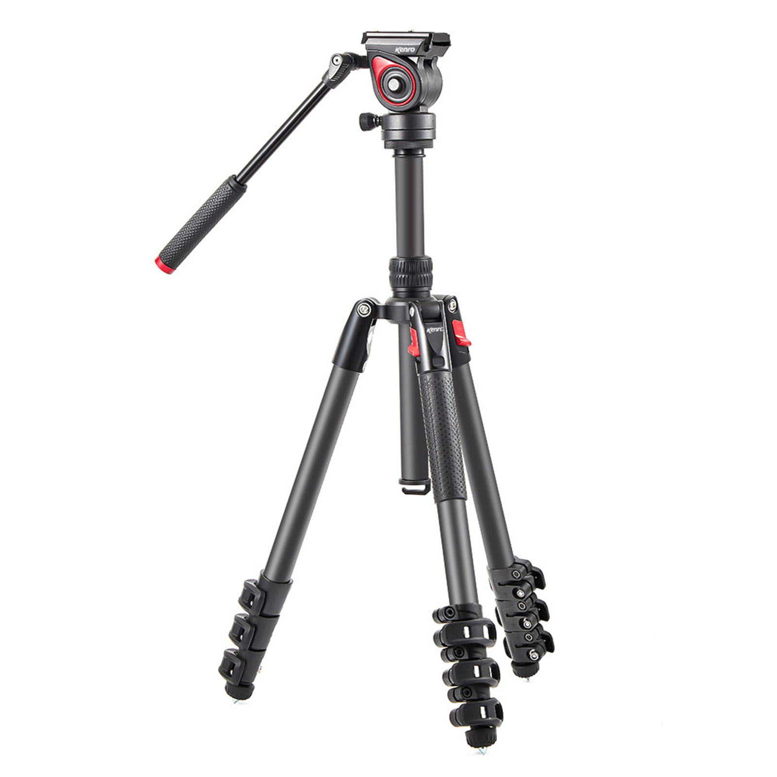 Kenro Professional Travel Video Tripod with Fluid Head