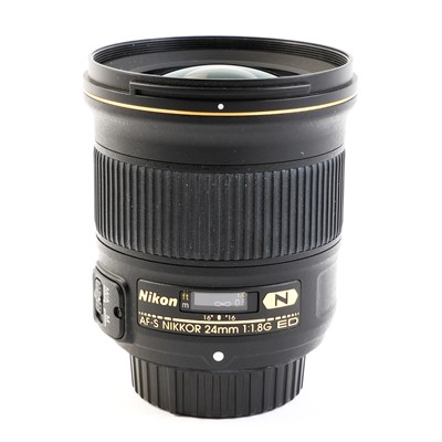 USED Nikon 24mm f1.8G ED AF-S Lens