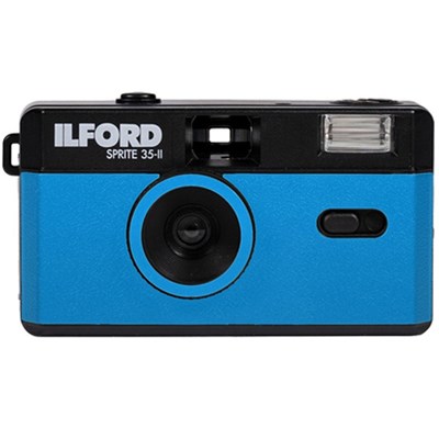 Ilford Sprite 35-II Reusable Camera - Black & Blue