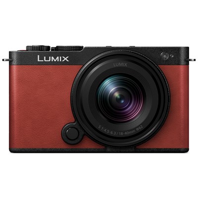 Panasonic Lumix S9 Digital Camera Body with 18-40mm f4.5-6.3 Lens - Red