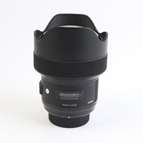 USED Sigma 14mm f1.8 DG HSM Art Lens for Nikon F