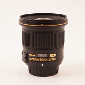 USED Nikon 20mm f1.8G AF-S NIKKOR ED Lens